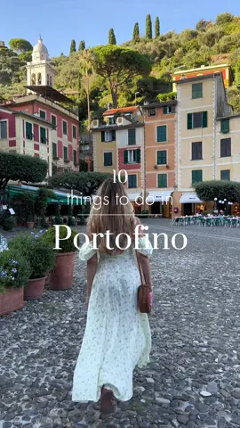 10 things to do in Portofino 👇🏻 1 Try the typical focaccia at Panificio Canale 2 Take the Passeggiata dei Baci 3 Take a shopping stroll through the city centre while getting ice cream at Gelateria San Giorgio 4 Discover the sculptures at Museo del Parco 5 Reach Faro Punta di Capo and enjoy a coffee at Faro Bar 6 Visit Castello Brown 7 Appetizer at Belmond Hotel Splendido 8 Dinner at Ristorante dai Gemelli 9 Evening walk  10 Relaxing at Baia Cannone Beach Portofino is a very small old village and one day is more than enough to explore it. A true paradise that even John Wayne fell in love with! #portofino #portofinoitaly #boatday #italytravel #italytraveltips #italytraveldestinations #travelitalia #italyvibes #ittravelblogger #travelblogger #travelcreator #europedestinations #europetrip #europevacations #portofinoguide 