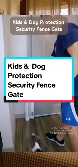 check out na #dogfence #babyfence #kids&dogprotectiongate #fencegate #securitygate #babygate #dogs #babytiktok #baby #fyp #securityfence #securityfencefordog #petbarrier #pet isolation brrier #chatokshop💋 #chatokshop 