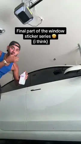 Replying to @YazyBaby WE GOT RID OF THE WINDOW RESIDUE YOU GUYSSS 🥹💘 #parkingsticker #residue #rubbingalcohol #windex #infamousxdrew #fyp @drew 