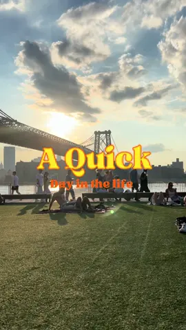 Sunset date in NYC 🧡 #dateday #picnic #dayinmylife 