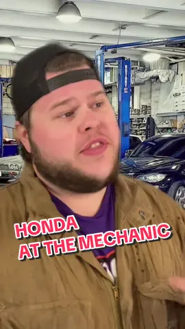 Honda goes to the Mechanic #honda #car #mechanic 