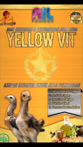 obat ayam yellow vit JOSS/BOS.🐓🙏🙏