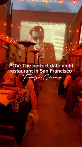 @foreigncinemasf offers the perfect date night experience. If you want to watch the featured movie of the night I highly suggest going after sunset to capture the best ambiance… . . . #foreigncinema #sffoodie #sfblogger #sfeats #datenightideas #sanfranciscofood #sanfranciscorestaurants #bayarearestaurants #sanfrancisco 