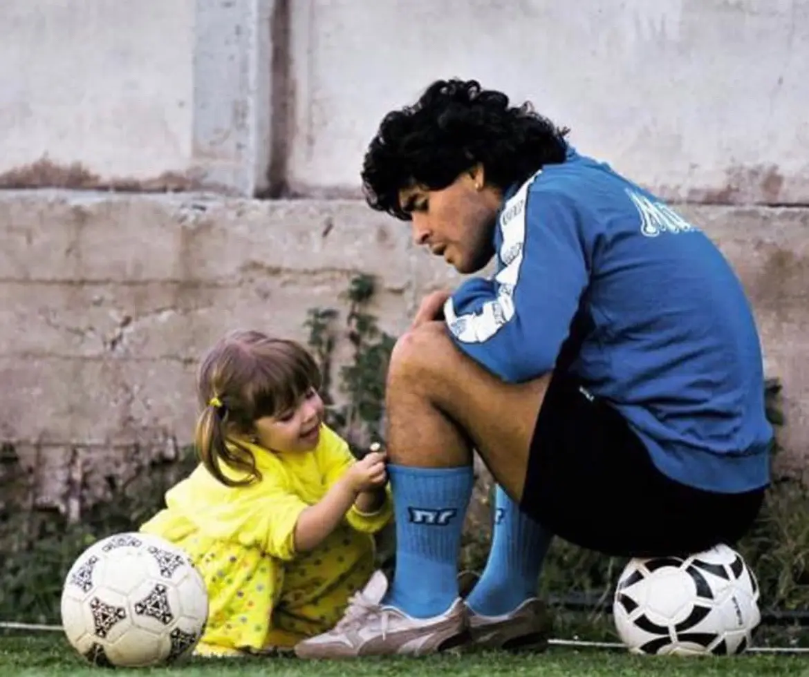 diego maradona and dalma maradona (1989) #fyp 