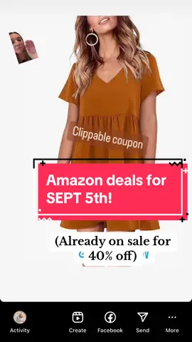 Amazon deals today sept 5th. Shop these on my AMAZON STORE FRONT under sept 5th! #amazonfinds #amazondiscounts #amazoncodes #amazondeals #amazonteacherfinds #amazonteacherclothes #amazonteacherfits #amazonteacherfashion #amazonfashion 