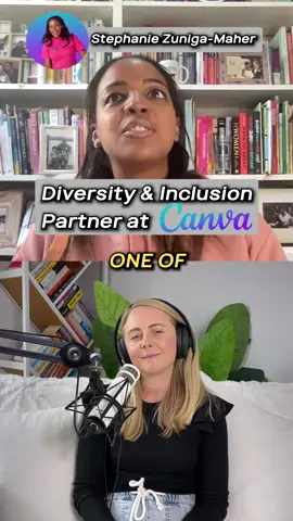 “I don’t want my son in 30 years time to be having be having the same conversation” Great insights from Stephanie Zuniga-Maher around what #canva with their DEI intiatives. #careerconfidence #sisterhoodclub #diversityandinclusion 