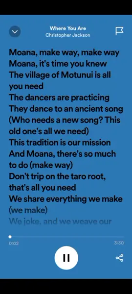 #moana #moanasong #spotify #spotifylyricssongs #lyrics #lyricsvideo #music #fyp #foryoupage 