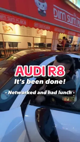 Such an eye opener to be able to network and understand what does one do for a living! #audi #singaporetiktok #r8 