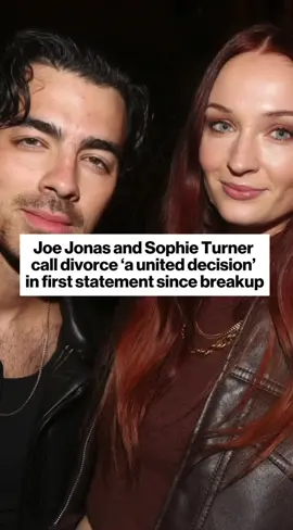 #JoeJonas and #SophieTurner call divorce a ‘united decision’ in their first statement since their breakup. More details in our bio. 