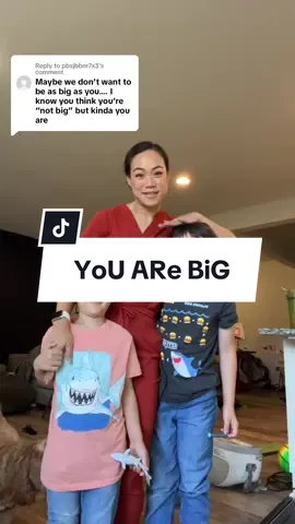 Replying to @pbsjbbnr7x3 social media has distorted your image of what a normal body looks like. I wear a size SMALL. These scrubs are XS. In what world is that considered “big.” 