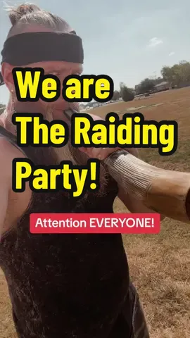 We are the Raiding Party! Will you join me?! This friday! LIVE! 🔥 Grab your piece and be ready to take the internet by storm! 🍻 SKÅL! Use #theraidingparty in your videos! Show them who we are! #vikings #shieldwall #livematch #livebattle  