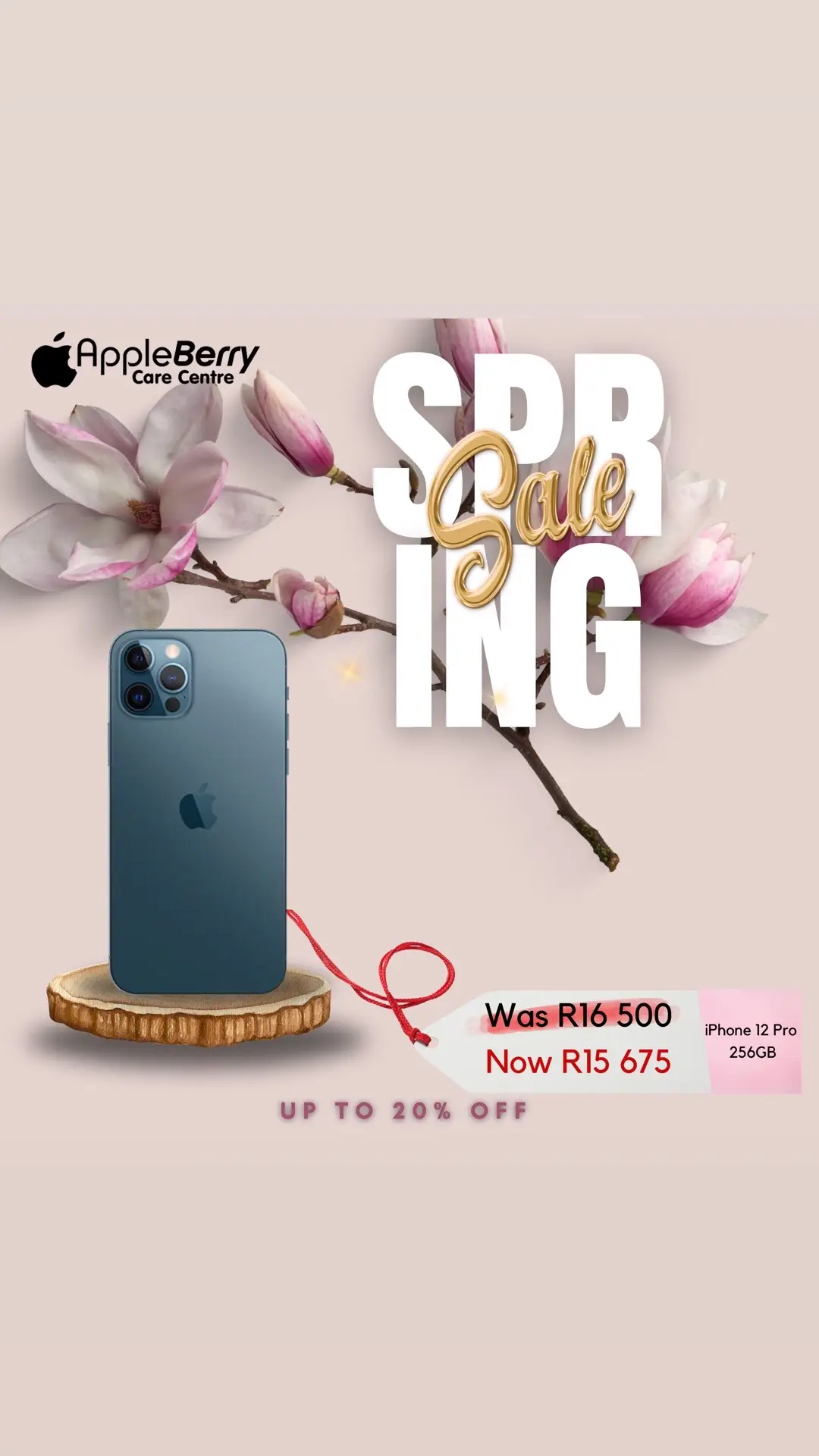 Spring sale is up! 🔥🚨 12 Pro,Pacific Blue💙 256GB🥰🥰 #sale #appleberrycarecentre #beaconbaycrossing #preloved #repairs 