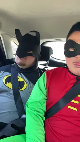Not all heroes wear capes… #batman #robin #superheroes #bigmac 