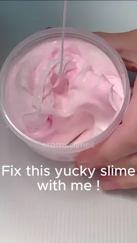 Let's fix this slime after it sat for almost a year ! Soft by DreamGlowSlime #slime #asmr #slimeasmr #fixingslime #slimefixing #slimes