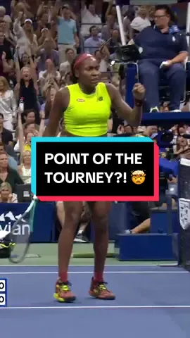 40-shot rally 🤯 #cocogauff #USOpen #tennis 