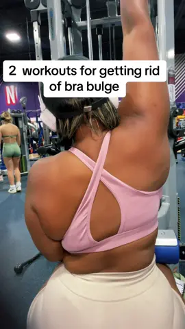 Add these to your upper body routine  for a good back pump #brabulgeworkout #backfatworkouts #lats #singlearmcablepull #singlearmlatpulldown #highrowmachine #elevaterow #slimwaistworkout 