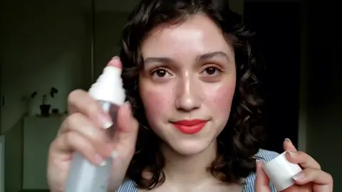 doing ur fast & aggressive makeup  #asmr #asmrmakeup #springvibes created by Jocie with Jocie's original sound#tingles  #sleep  #fast ##asmrmakeup