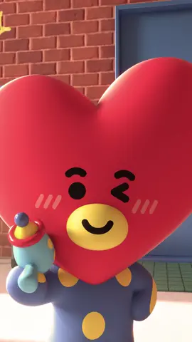 That wink just hit someone's heart 😉💘 #TATA #wink #charm #HeartThrob #crush #fyp  #BT21 