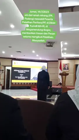 saat penutupan pelatihan