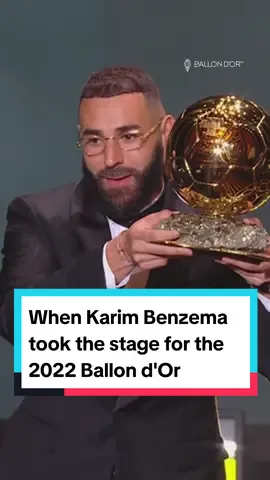 Throwback when Karim Benzema won the Ballon d'Or last year! #sportstiktok #karimbenzema #benzema #ballondor #football #zidane #zinedinezidane 