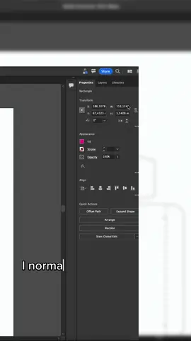 Dimension tool, where have you been all my life? This is a new tool on Adobe Illustrator Beta and my LORD is it good! We have only been asking for this for years 😆 Did you know about this tool already? #graphicdesign #illustrator #packagingdesign 