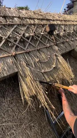 Job done 😜 #thethatchingguy #alright #jobdone #thatching #asmr #satisfying #fyp #foryou