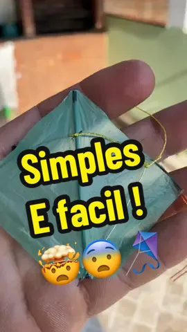 Como Fazer Uma Mini Pipa em Menos de 2 Minutos 😱😨🤯🪁 #minipipa #pipa #pipacombate #pipas 