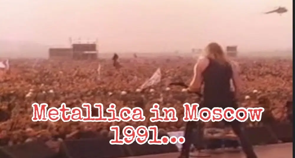 If only I could’ve seen it. 1.6 million is mad. #fyp #metal #metallica #moscow1991 