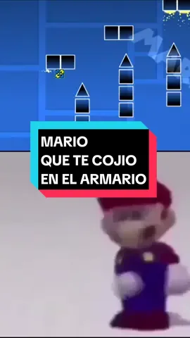 MARIO QUE TE COJIÓ EN EL ARMARIO | Geometry Dash Layout #geometrydash #layout #mario #marioquetecojioenelarmario #meme #comedia #beatbox 