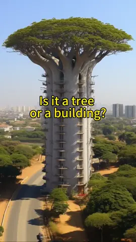 Never figured out if it was a tree or a building. #fyp #funny #beauty #amazing #magic 