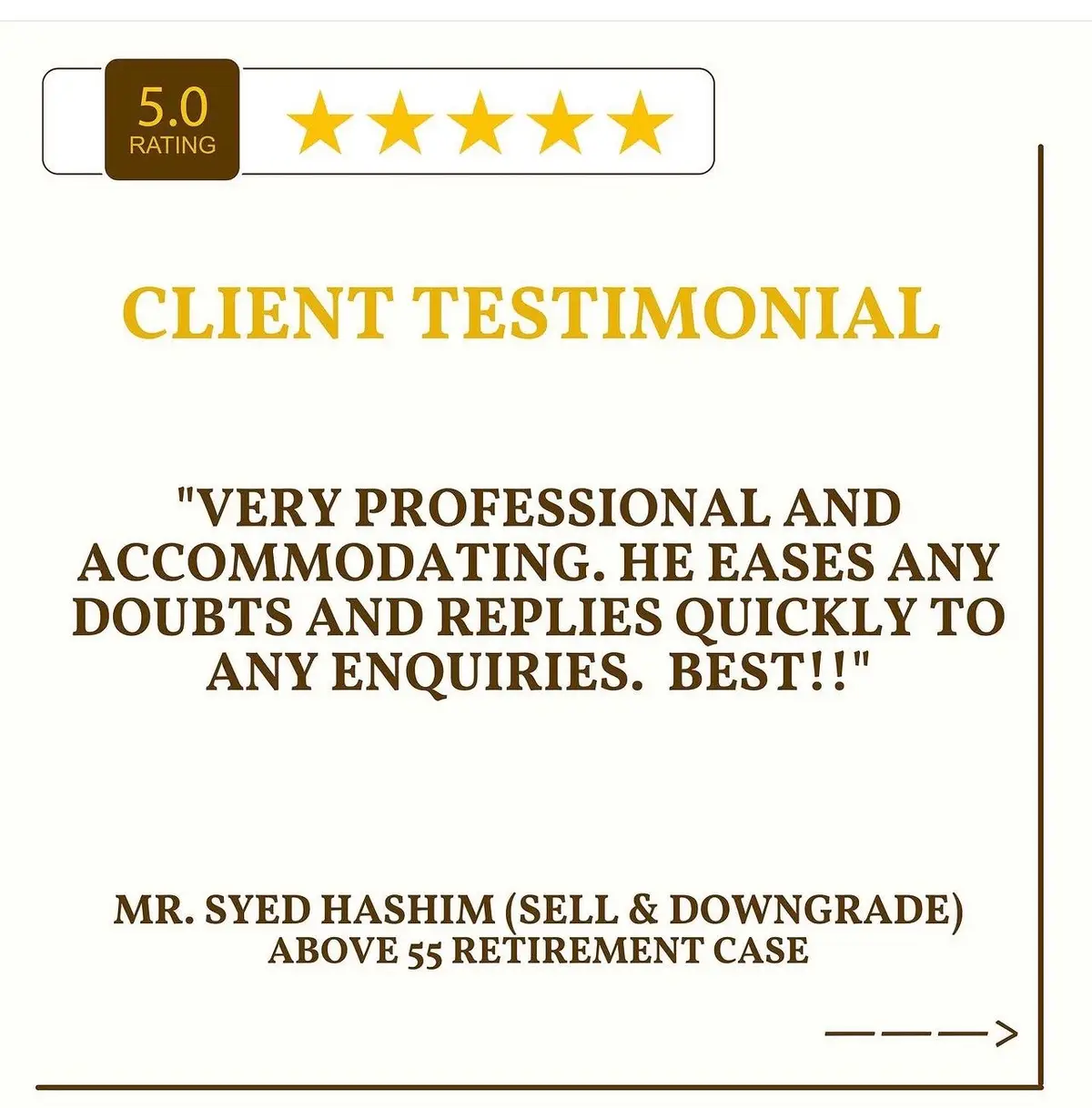 It is always great to receive awesome reviews from clients. 😊