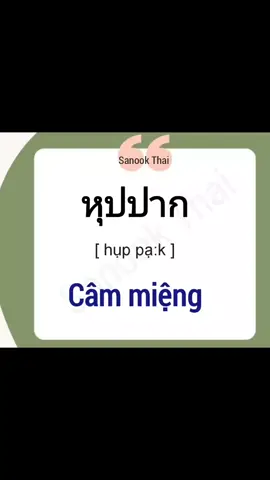 Ê !! Học cho biết thôi nha tụi bây, đừng mang đi chửi nhau đấy :)))))) #sanookthai #vuihoctiengthai #hoctiengthaimoingay #xuhuong 