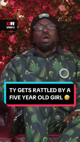 When Ty got rattled by a 5 year old girl 😭🤣 #Arsenal #AFCON #GamedayLive #DRClips