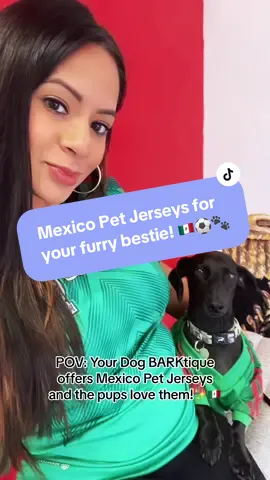 POV: You open a Dog BARKtique that offers Mexico Pet Jerseys so your furry friend can match and represent their team too! 🤗🇲🇽🐾⚽️ 📍1317 W. Davis St, Dallas TX 75208 #dogStore #DaisyAndDog #mexico #teammexico #Soccer #dogs #fyp #dogsofinstagram #oakcliff #seleccionmexicana #dallas #latinaownedbusiness 
