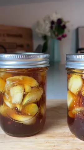 tis the season to have your remedies on hand #fermentedgarlichoney #garlichoney #herbalism #herbtok #plantmedicine 
