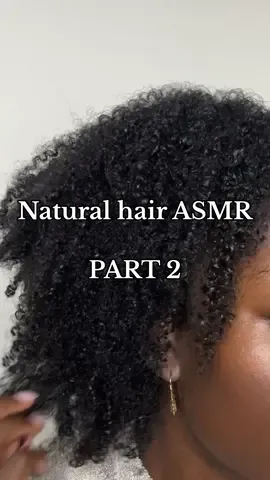 Part 2 using my @keracareofficial leave in #asmr #afro #naturalhair #haircare #hairtok #curlyhair #fyp #type4hair 
