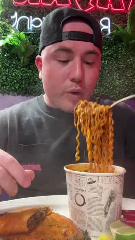 Replying to @ryankirk75 Birria Ramen 🍜 Mayan Restaurant - Asbury Park, NJ 📍 #asmrmukbang #eatingshow #mukbang #asmreating #birriaramen 