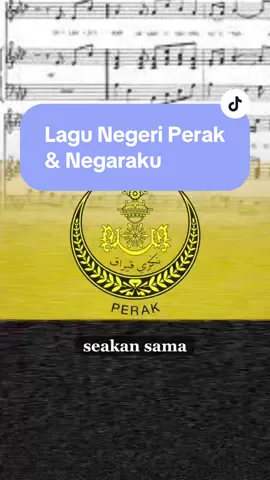 Lagu Negeri Perak sama dengan lagu kebangsaan Malaysia Negaraku? #negeriperak #melayutiktok #sejarahmelayu #lagukebangsaan #merdeka #rajanalaofficial #lagukebangsaan #ambangmerdeka🇲🇾 