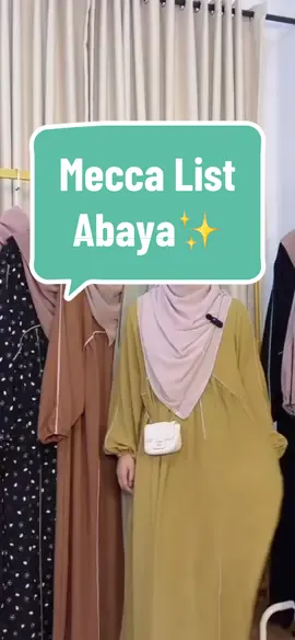 Mecca List Abaya by Dmdapparel simple cantik banget bahan crinckle airflow😍 Yuk, checkout keranjang kuningnya🛍️✨ #outfithijab #modestfashion #gamiscantik #longdresshijab 