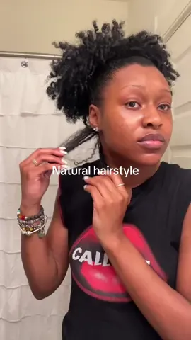 Yall were coming for me i couldnt handle it 😂 #naturalhair #naturalhairjourney #naturalhairstyle #puffhairstyle #blackgirlhairstyles #shortcurlyhairstyles #naturalhairstyletutorial #curlyhairstyles #3c4ahair #fyp 