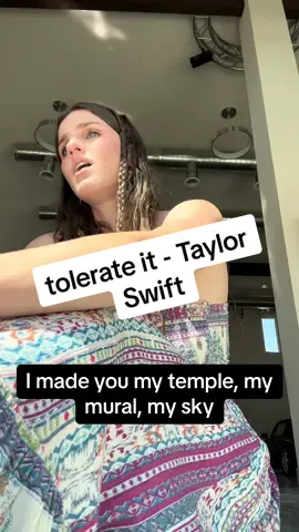 I’m not crying, you are  tolerate it- Taylor Swift #tolerateit #tolerateittaylor #taylorswifterastour #taylorswift #singing #cover #evermore @Taylor Nation @Taylor Swift 