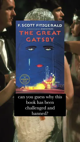 The more you know! #readbannedbooks #bannedbooks #IStandWithTheBanned #thegreatgatsby #BookTok #foryou #fyp #jamesandthegiantpeach #roalddahl #fscottfitzgerald 