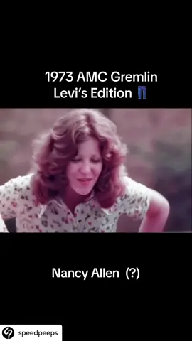 Gremlin Levi Ad featuring Nancy Allen? #gremlin #levis #nancyallen #carrie #blowout #robocop 
