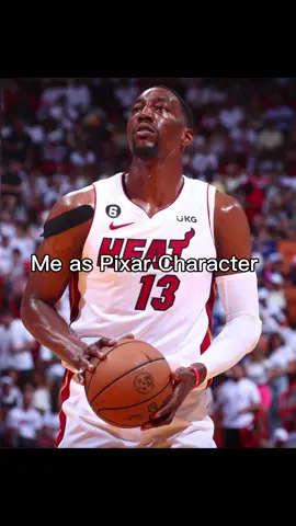 Not sure how we feel about this 😅 #aifilter #pixar #pixarcharacter #bamadebayo #NBA 