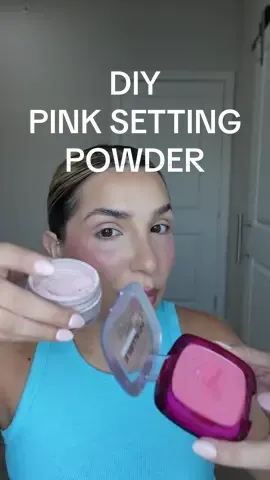 Diy setting powder #pinksettingpowder #fyp #DIY