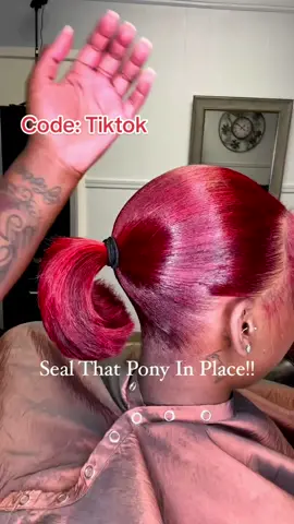 Tag someone who loves to slay...🥵#elfinhair #reels #fypシ #foryoupage #hairtutorial #coloredhair #blackgirlmagic #transformation #hairtok #ponytail #sleekponytail #houstonhairstylist 