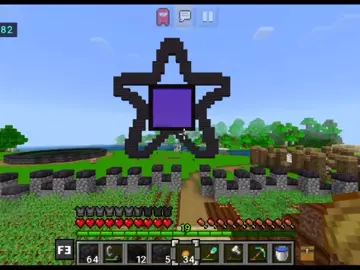 Bagian 7 : Star Nether portal... #yuhuuumc #minecraftbedrock #minecraftbuild #minecraf #fyp #minecraftbuilding 