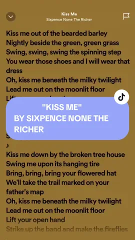 EPISODE 40 | KISS ME - SIXPENCE NONE THE RICHER #musiclyrics #foryou #lyrics #music #songs #viral 