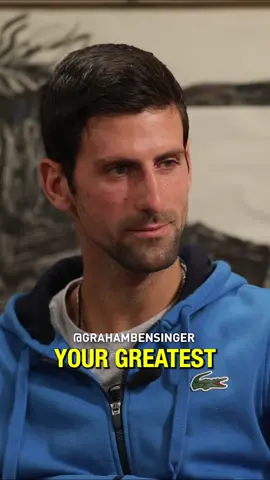 Novak Djokovic on his greatest achievement #novakdjokovic #tennis #USOpen #grandslam #Wimbledon #sportstiktok 
