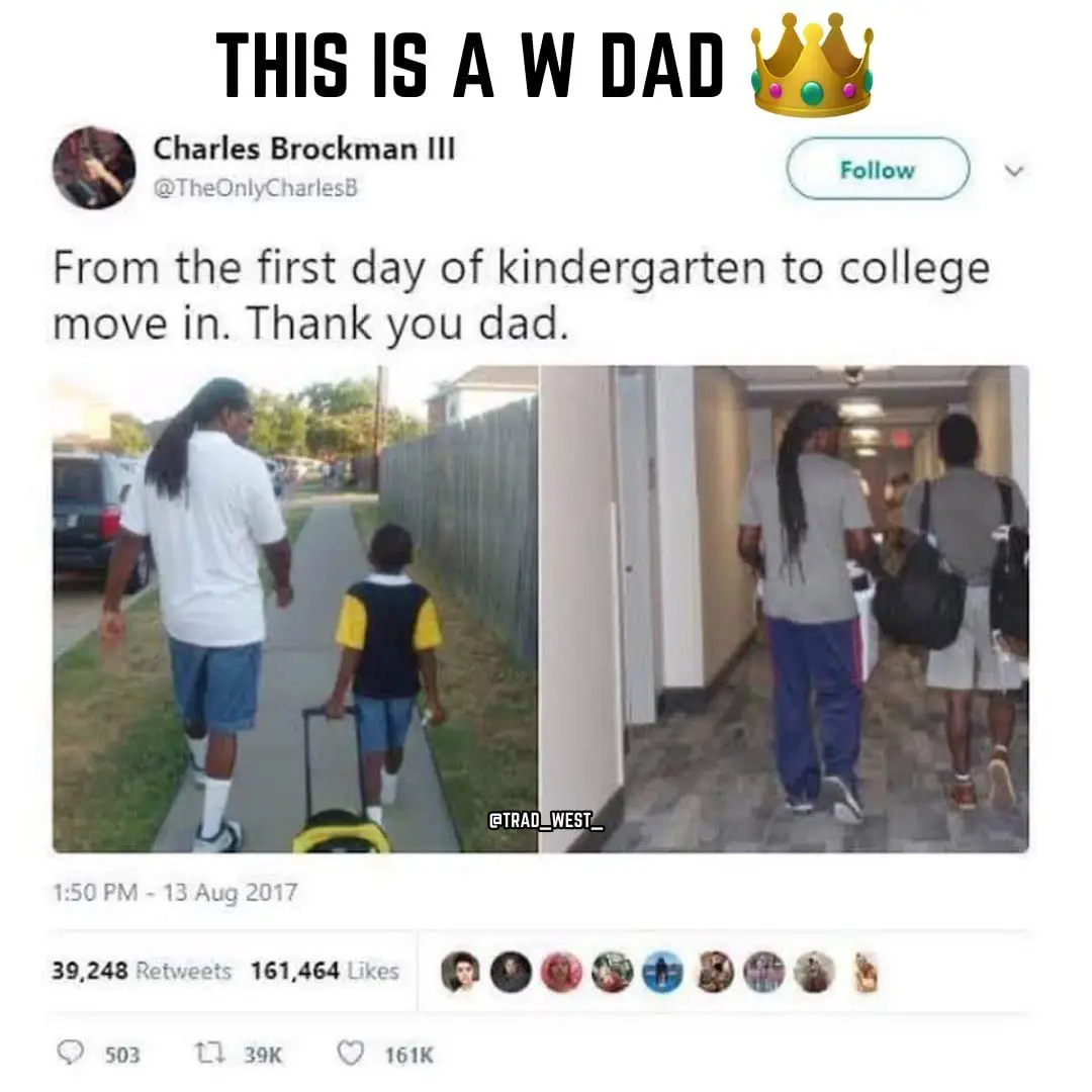 If everyone had a father like this the works would be in a much better state of affairs Be the father you wished you had! #dadmemes #wholesomememe #dadlife #fatherhood #boysmemes #wholesome #wholesomeposts #wholesomememes